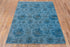 Vintage Overdyed Area Rug (4' x 5')